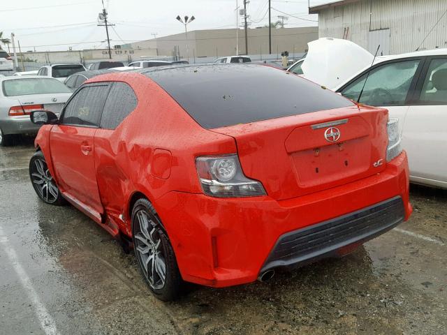 JTKJF5C72FJ011571 - 2015 TOYOTA SCION TC წითელი ფოტო 3