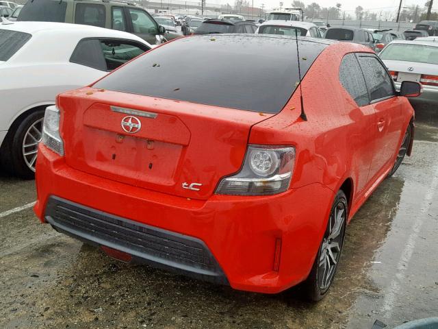 JTKJF5C72FJ011571 - 2015 TOYOTA SCION TC წითელი ფოტო 4