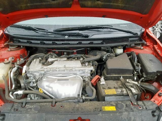 JTKJF5C72FJ011571 - 2015 TOYOTA SCION TC წითელი ფოტო 7
