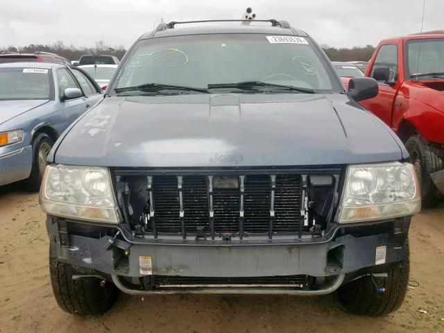 1J4GW58N9YC355604 - 2000 JEEP GRAND CHER BLUE photo 9