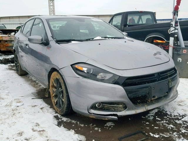 1C3CDFBB3FD141640 - 2015 DODGE DART SXT GRAY photo 1