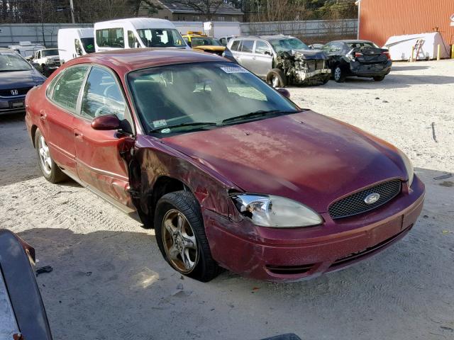 1FAFP55U44G127240 - 2004 FORD TAURUS SES BURGUNDY photo 1