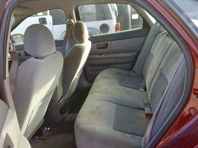 1FAFP55U44G127240 - 2004 FORD TAURUS SES BURGUNDY photo 6