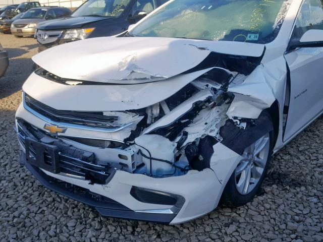 1G1ZD5ST5JF250180 - 2018 CHEVROLET MALIBU LT WHITE photo 9