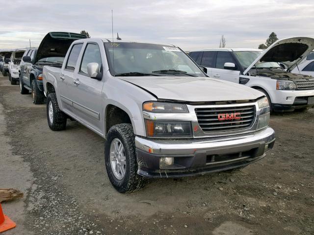 1GTH6NFE2C8142728 - 2012 GMC CANYON SLT SILVER photo 1