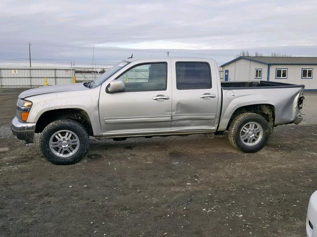 1GTH6NFE2C8142728 - 2012 GMC CANYON SLT SILVER photo 9