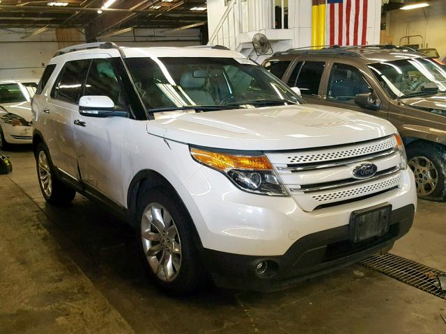 1FM5K7F86EGA88505 - 2014 FORD EXPLORER L WHITE photo 1