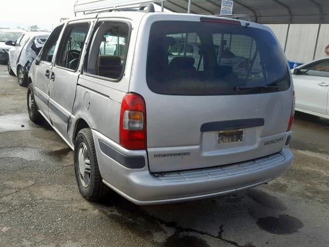 1GNDX03E54D120760 - 2004 CHEVROLET VENTURE SILVER photo 3