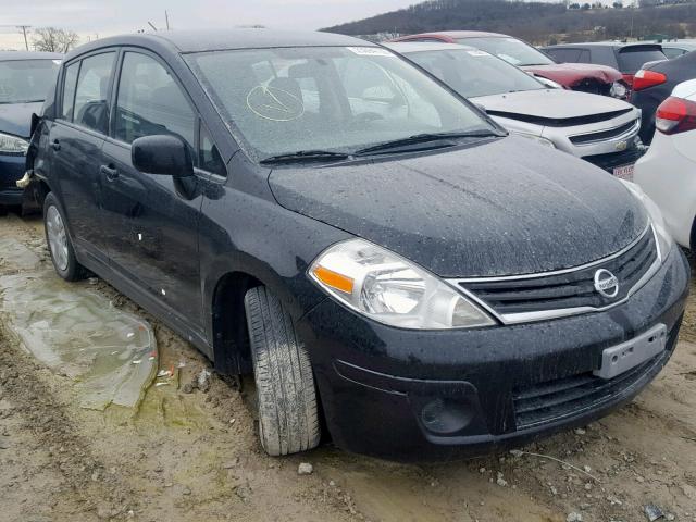 3N1BC1CP2BL371054 - 2011 NISSAN VERSA S BLACK photo 1