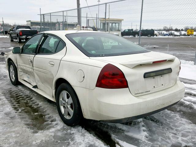 2G2WP552481116433 - 2008 PONTIAC GRAND PRIX WHITE photo 3