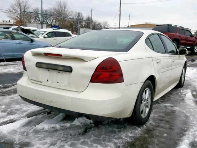 2G2WP552481116433 - 2008 PONTIAC GRAND PRIX WHITE photo 4
