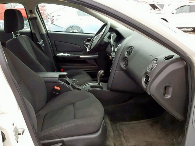 2G2WP552481116433 - 2008 PONTIAC GRAND PRIX WHITE photo 5