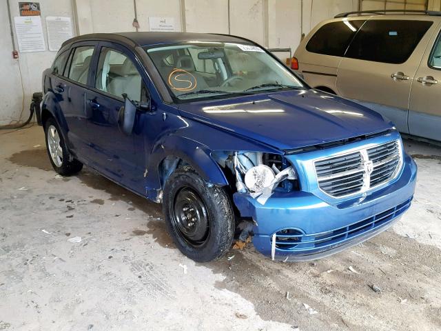 1B3HB48A29D209250 - 2009 DODGE CALIBER SX BLUE photo 1