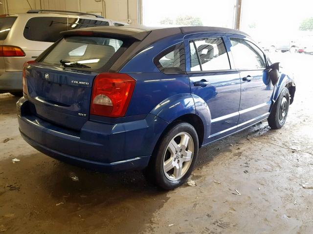 1B3HB48A29D209250 - 2009 DODGE CALIBER SX BLUE photo 4