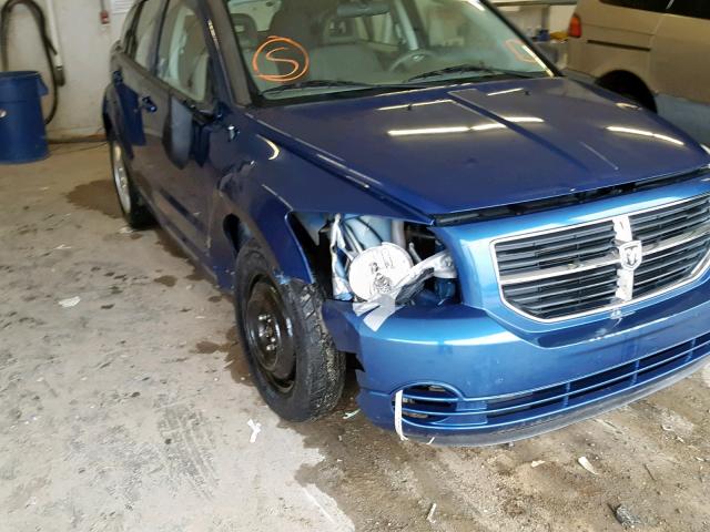 1B3HB48A29D209250 - 2009 DODGE CALIBER SX BLUE photo 9