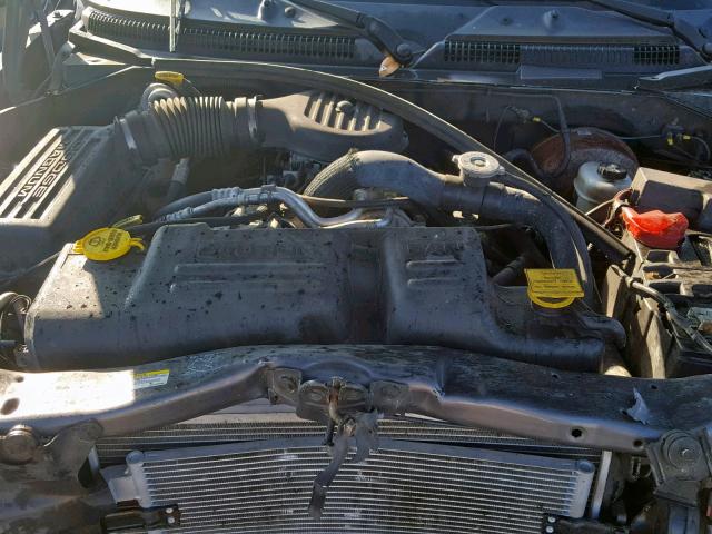 1D7HL38X93S128295 - 2003 DODGE DAKOTA QUA GRAY photo 7