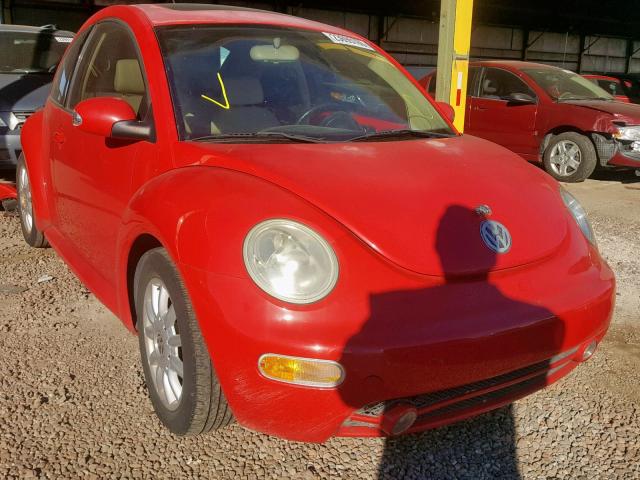 3VWCK31C14M409710 - 2004 VOLKSWAGEN NEW BEETLE RED photo 1