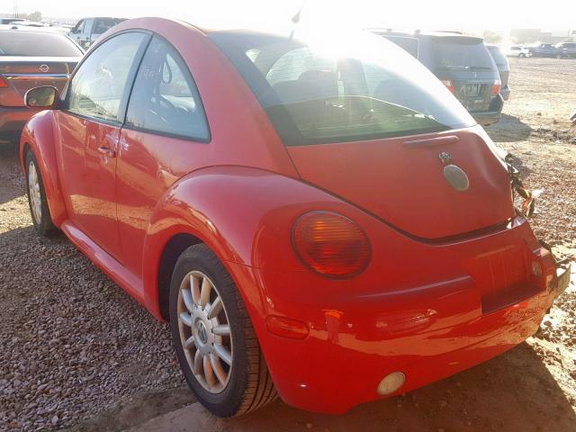 3VWCK31C14M409710 - 2004 VOLKSWAGEN NEW BEETLE RED photo 3