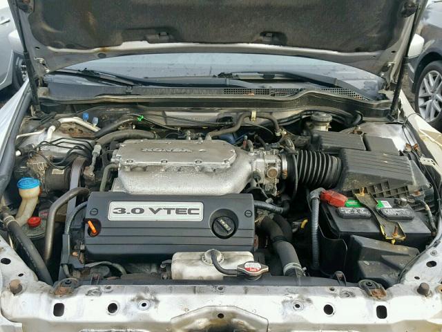 1HGCM66515A026620 - 2005 HONDA ACCORD EX GRAY photo 7