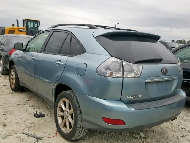 JTJGW31U582006695 - 2008 LEXUS RX 400H BLUE photo 3