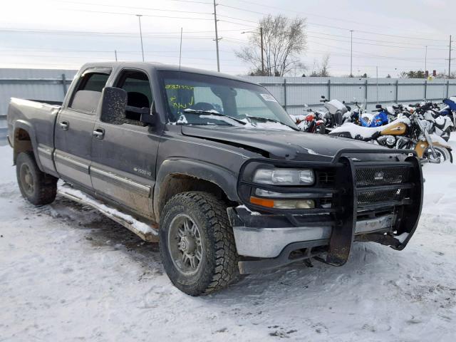 1GCGK13U72F159711 - 2002 CHEVROLET SILVERADO GRAY photo 1