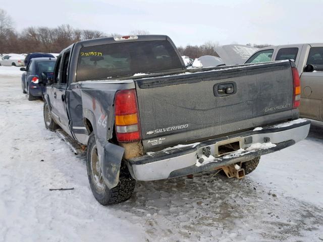 1GCGK13U72F159711 - 2002 CHEVROLET SILVERADO GRAY photo 3