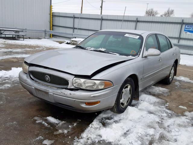 1G4HR54K5YU124248 - 2000 BUICK LESABRE LI SILVER photo 2