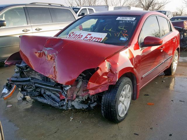 3N1AB6AP2CL747381 - 2012 NISSAN SENTRA 2.0 RED photo 2