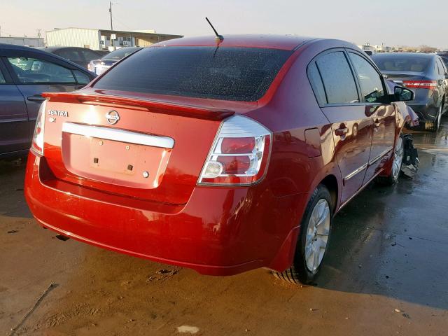 3N1AB6AP2CL747381 - 2012 NISSAN SENTRA 2.0 RED photo 4