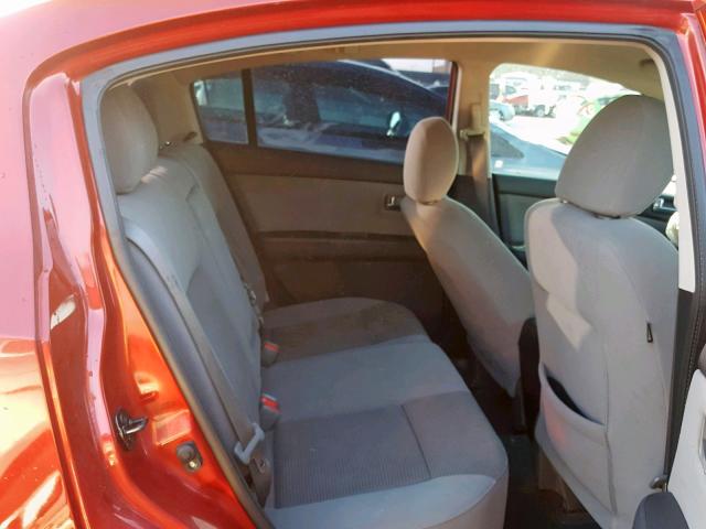 3N1AB6AP2CL747381 - 2012 NISSAN SENTRA 2.0 RED photo 6