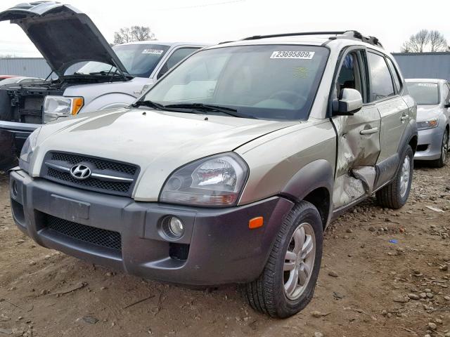 KM8JN12D07U491793 - 2007 HYUNDAI TUCSON SE BEIGE photo 2