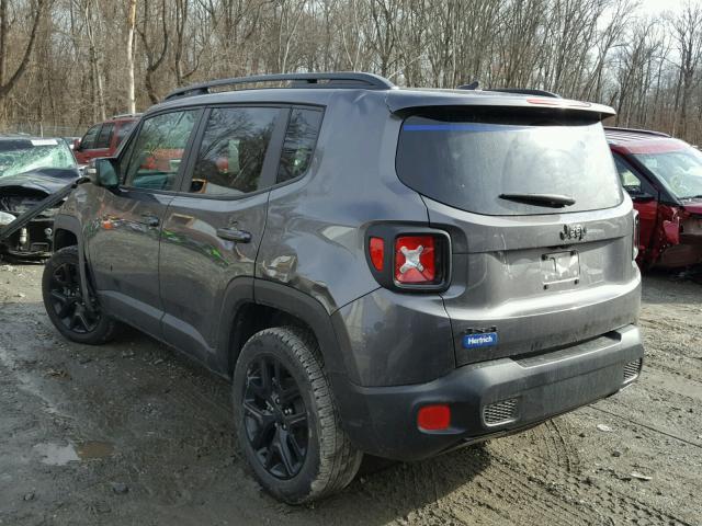 ZACCJBBBXHPE37658 - 2017 JEEP RENEGADE L CHARCOAL photo 3