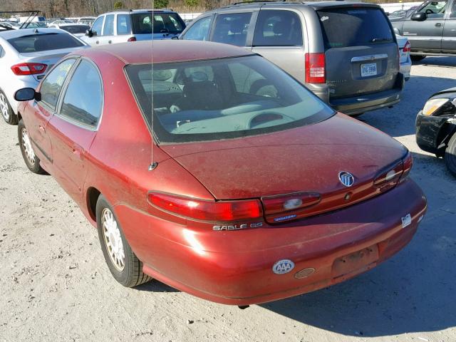 1MELM50U6TA612055 - 1996 MERCURY SABLE GS RED photo 3