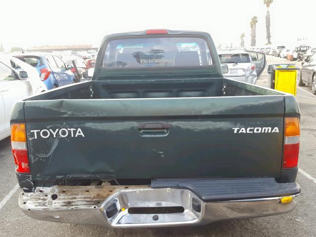 4TANL42N4XZ523374 - 1999 TOYOTA TACOMA GREEN photo 6