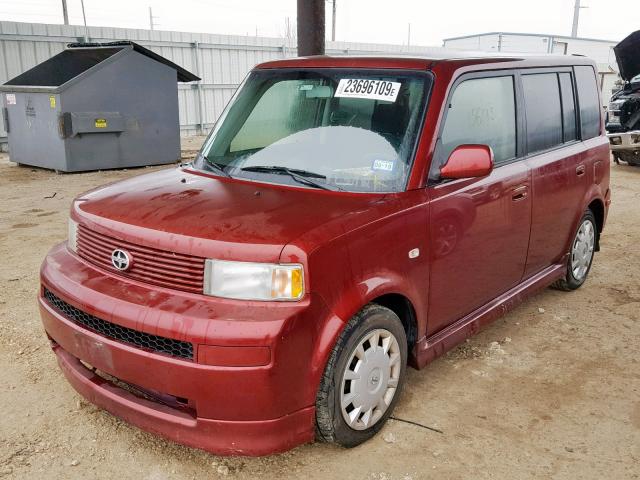 JTLKT324264091781 - 2006 TOYOTA SCION XB Қызыл фото 2
