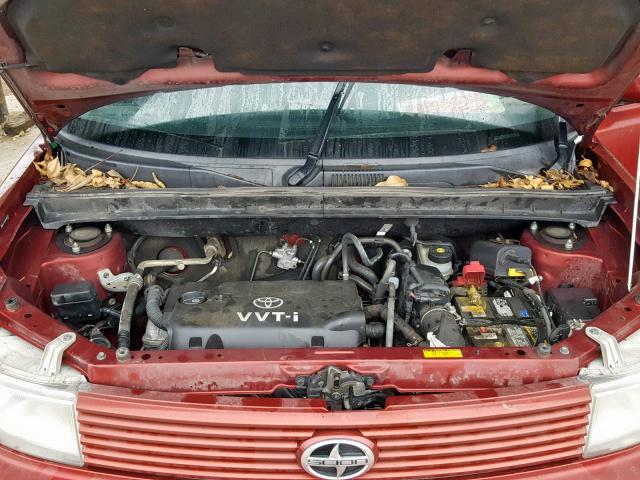 JTLKT324264091781 - 2006 TOYOTA SCION XB Қызыл фото 7