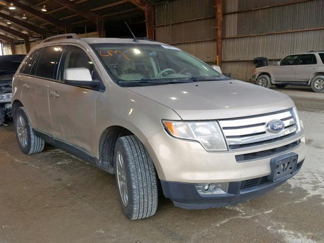 2FMDK38C57BB53070 - 2007 FORD EDGE SEL GOLD photo 1