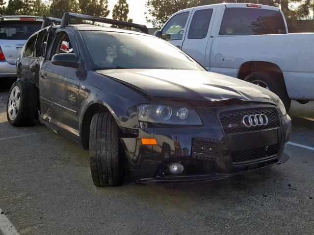 WAUKD78P26A144995 - 2006 AUDI A3 S-LINE BLACK photo 1