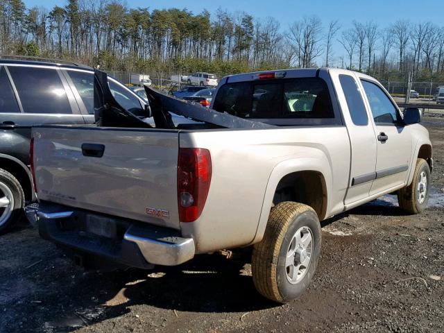 1GTDT19E388152252 - 2008 GMC CANYON SILVER photo 4