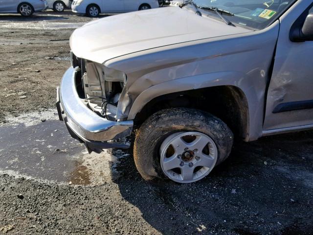 1GTDT19E388152252 - 2008 GMC CANYON SILVER photo 9