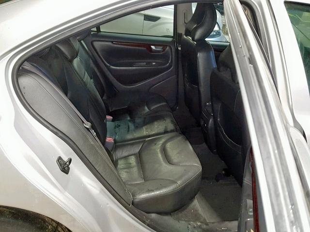 YV1RS61T032270569 - 2003 VOLVO S60 SILVER photo 6