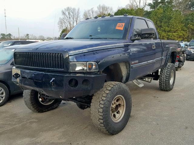 3B7KC2368YG120924 - 2000 DODGE RAM 2500 BLUE photo 2