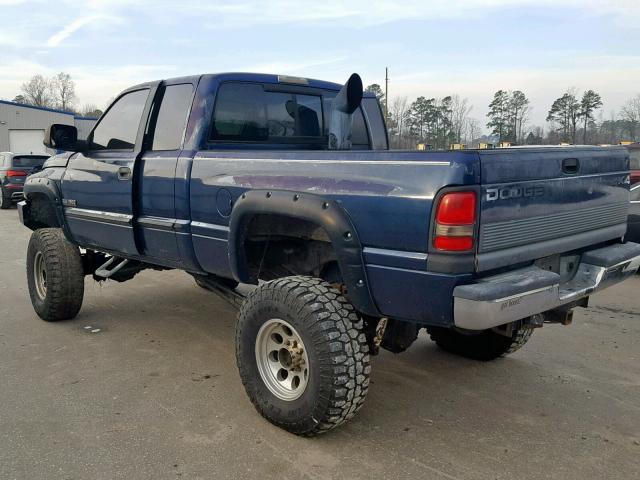 3B7KC2368YG120924 - 2000 DODGE RAM 2500 BLUE photo 3