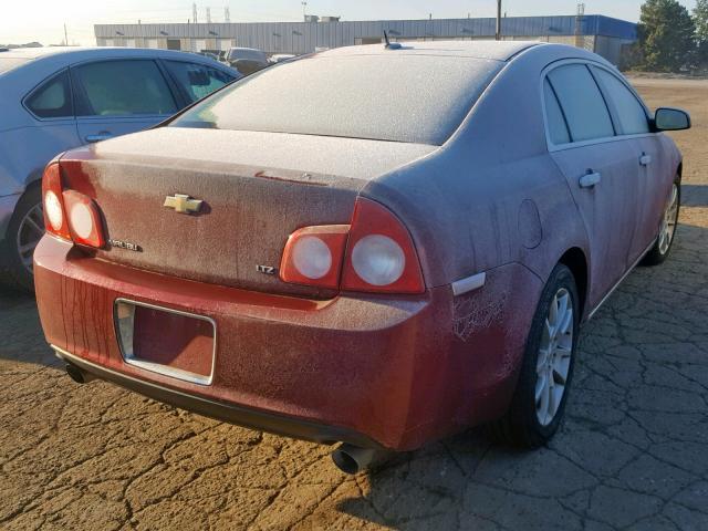 1G1ZK57729F260548 - 2009 CHEVROLET MALIBU LTZ წითელი ფოტო 4