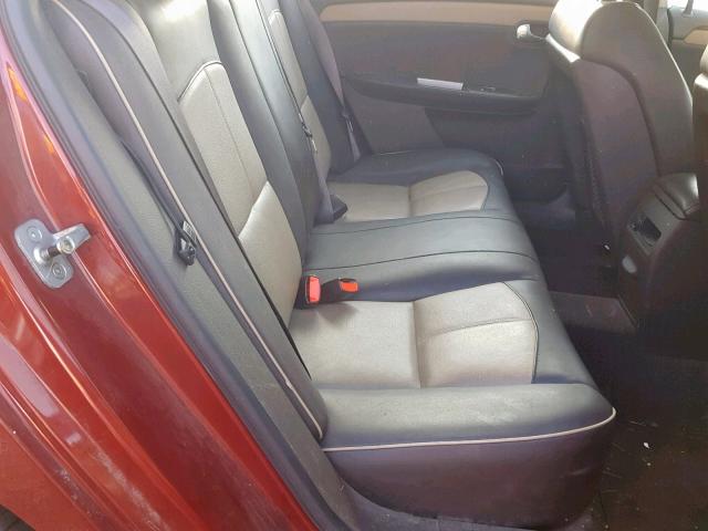 1G1ZK57729F260548 - 2009 CHEVROLET MALIBU LTZ წითელი ფოტო 6