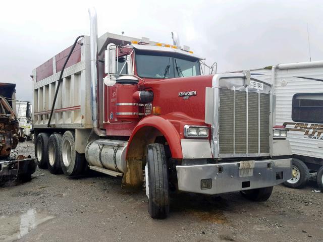 1NKWL29X8WJ761390 - 1998 KENWORTH CONSTRUCTI MAROON photo 1