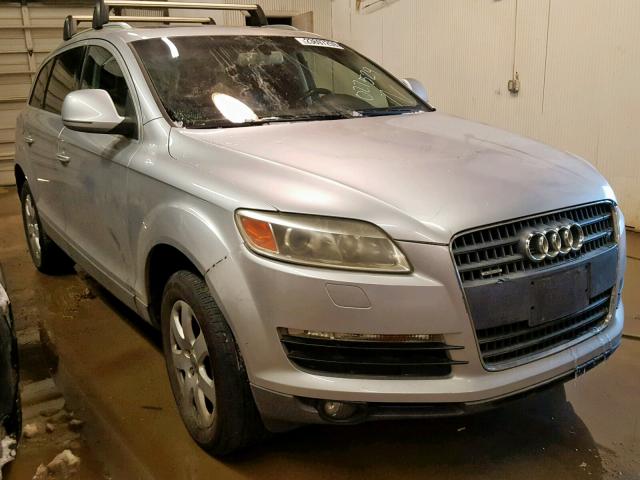 WA1BY74L77D027529 - 2007 AUDI Q7 3.6 QUA SILVER photo 1