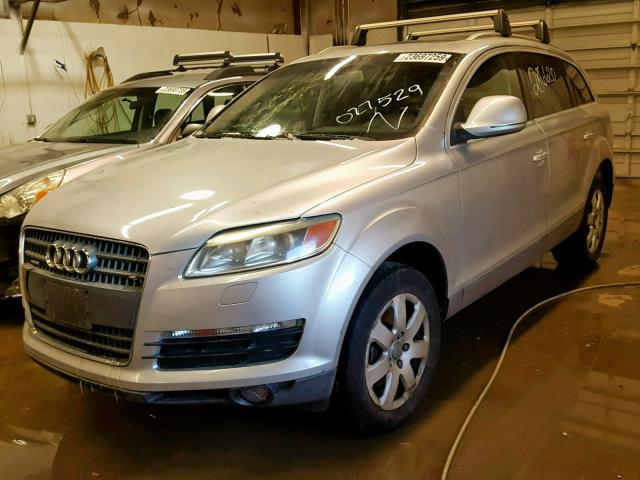 WA1BY74L77D027529 - 2007 AUDI Q7 3.6 QUA SILVER photo 2