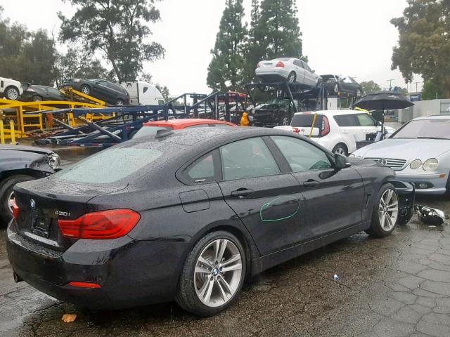 WBA4J1C55JBM10629 - 2018 BMW 430I GRAN BLACK photo 4