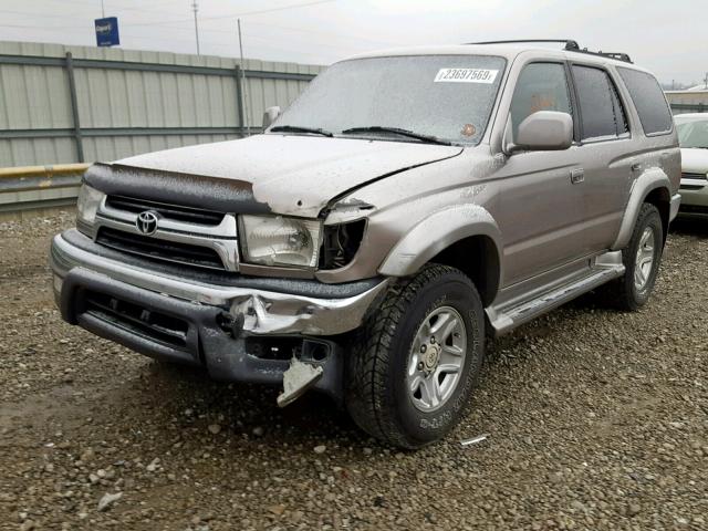 JT3HN86R120385925 - 2002 TOYOTA 4RUNNER SR Серебристый фото 2